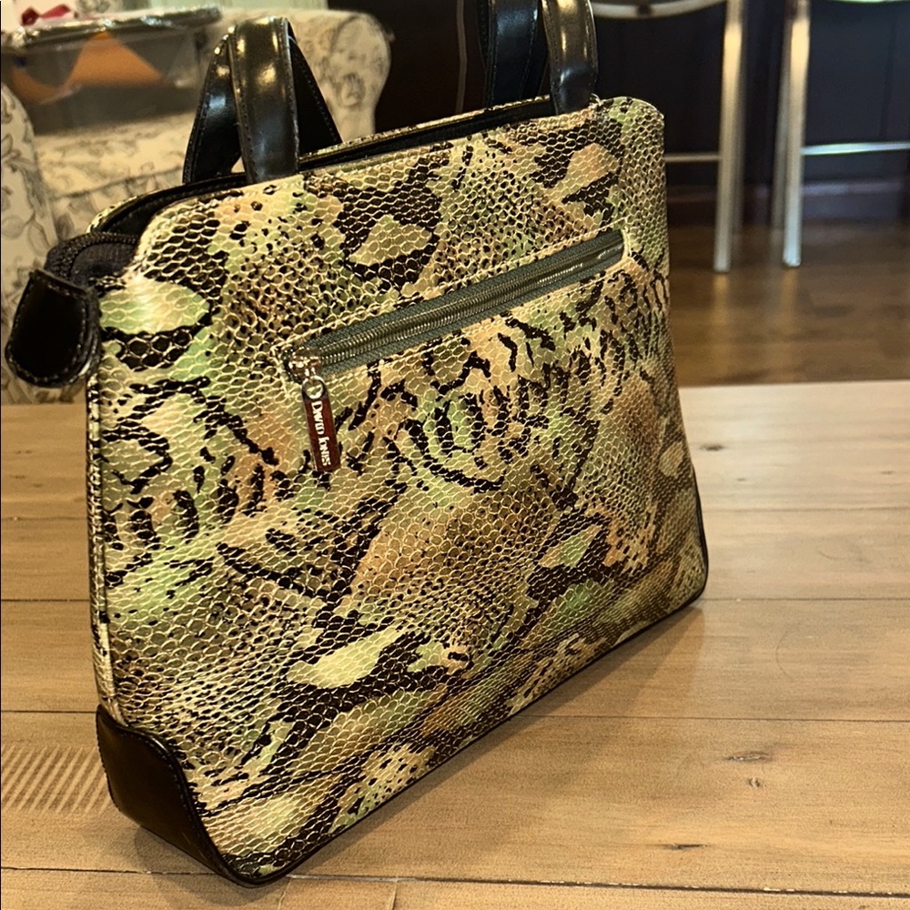 David Jones Snakeskin Print Handbag